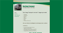 Desktop Screenshot of denhaagtransport.nl