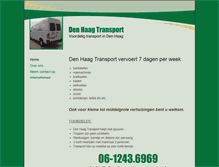 Tablet Screenshot of denhaagtransport.nl